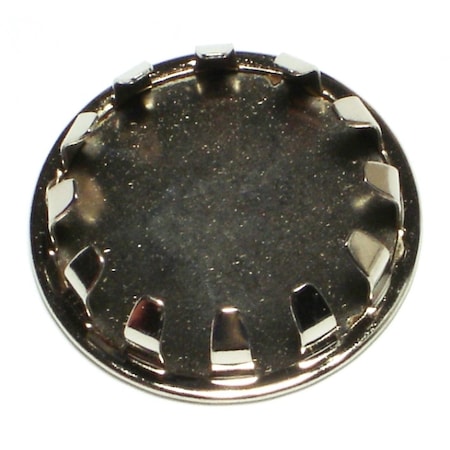 1-3/8 Zinc Plated Steel Flush Head Hole Plugs 6PK